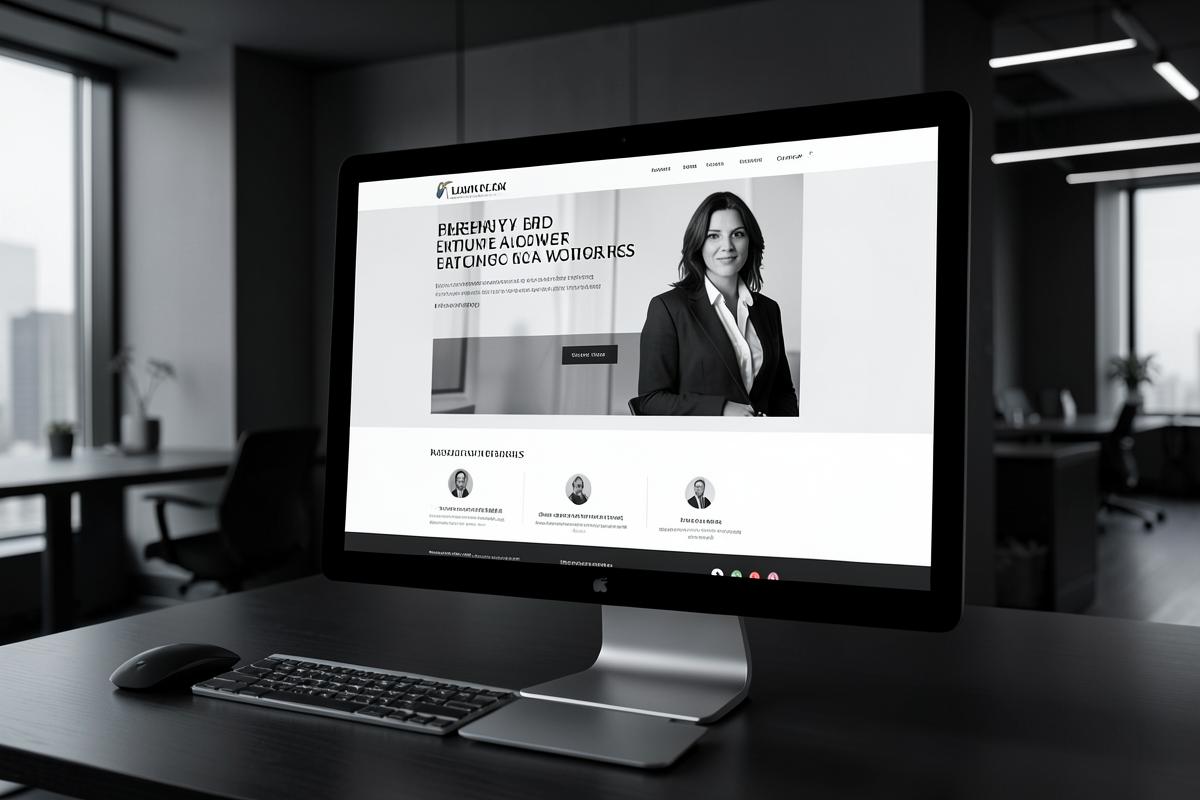 Web de ejemplo para despacho profesional